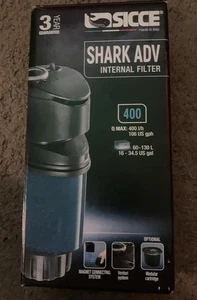 Sicce Shark ADV 400 Internal Filter 106GPH, Freshwater and Saltwater U.S.A - Picture 1 of 1