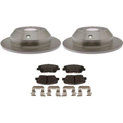 KIT-210513-976 Juego de 2 ruedas traseras de disco y pastillas de freno Raybestos Foto 1 de 4