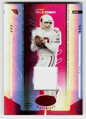 2004 Leaf Certified Materials #3 Josh McCown Mirror Red Materials #/150 - Image 1 of 2
