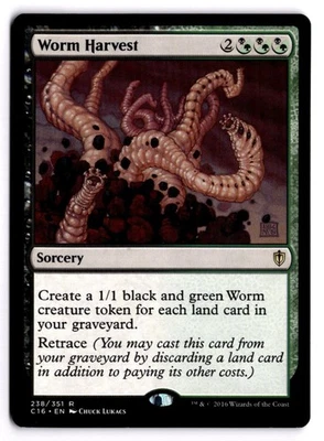 Worm Harvest Commander 2016 238 Near Mint - Image 1 of 2