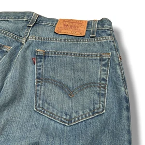 Vintage Levis 505 Denim Jeans Mens 33 x 30 ( Fits 32 x 31 ) Made in USA Y2K - Picture 1 of 10