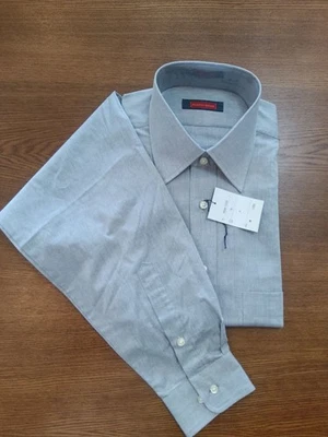 Camisa Para Hombre Austin Reed Manga Larga Gris M-82 Nueva Foto 1 de 4