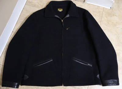 The Real McCoy's | Wool Field Sports Jacket - 44 - Black - Image 1 of 4