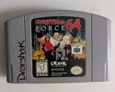 Fighting Force 64 - Nintendo 64 N64 Authentic Game Cartridge Tested Works - Image 1 of 2