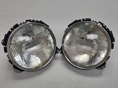 PAR DE FAROS DE HAZ SELLADO ORIGINALES RESTAURADOS PORSCHE 911 912E 930 SB3 68-86 #8 Foto 1 de 4
