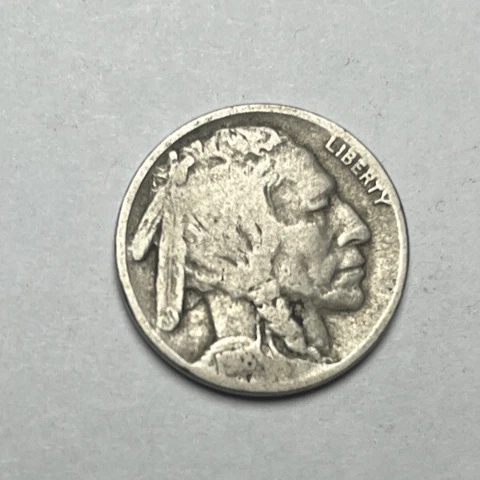 1918-D VERY GOOD Buffalo Head Nickel Cover