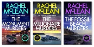 Rachel McLean Books Dorset Crime series books set 4-6 in series. - Picture 1 of 1