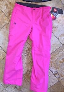 NWT Under Armour Infrared ColdGear Pink Sports Snow Pants Youth Girl's XL YXL