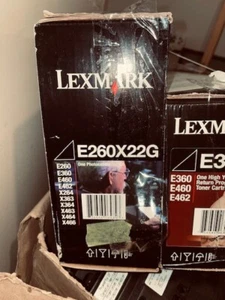 Lexmark E260X22G Black Drum Toner Cartridge - Picture 1 of 2