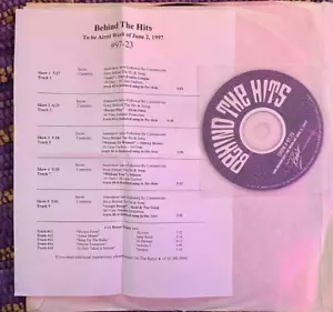6/2/97 BEHIND THE HITS SHOW: PURE PRAIRIE LEAGUE, NILSSON, ELTON JOHN, TAVARES - Foto 1 di 1