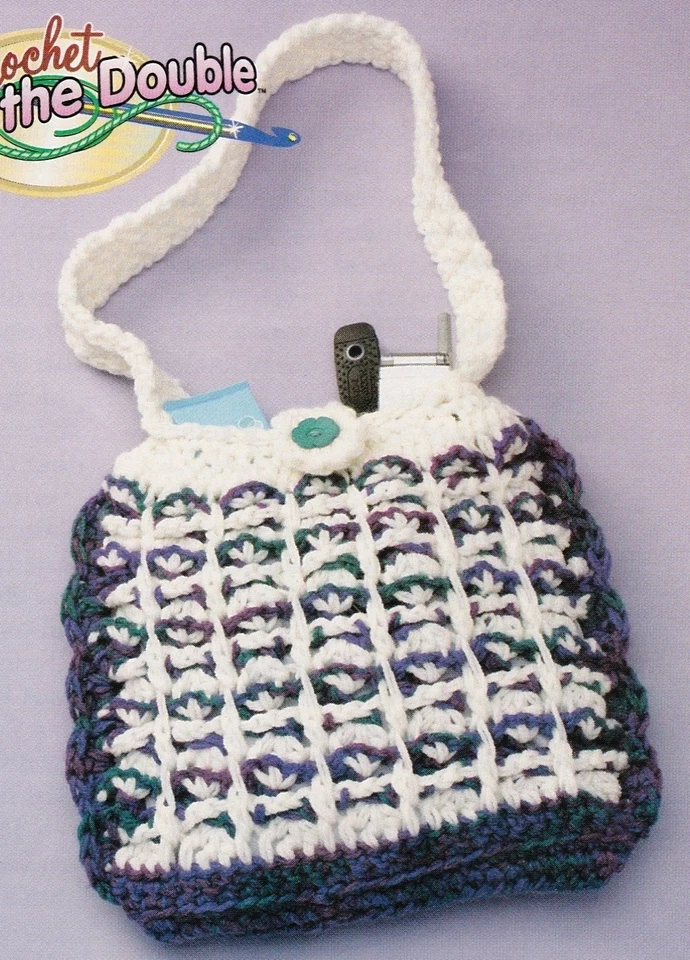 PRETTY Gemstone Shells Tote/Purse/Crochet Pattern INSTRUCTIONS ONLY - Image 1 of 1