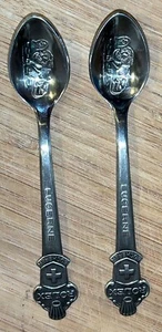 Rolex Bucherer Luzern Schweiz Vintage Souvenir Löffel 2 Stück 4,25" lang - Bild 1 von 3