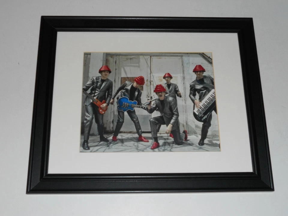 Large Framed DEVO 1980 Band Picture Promo Poster, Mark Mothersbaugh 24" x 20" - Image 1 of 1