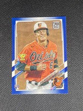 2021 Topps Ryan Mountcastle Blue Rookie RC #143 Orioles
