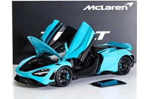 HPD Diecast McLaren 765LT Curacao Blue 1/18. HPD18002 - Imagen 1 de 7