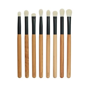 8pcs Eye Brushes Kit Soft Saibikoho Goat Hair Hand Crafted Makeup Brushes Set - Picture 1 of 6