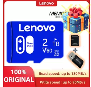 ✅ SCHEDA DI MEMORIA LENOVO 2TB U3 V30 4K FULL HD MICRO TF MINI SD MEMORY CARD ✅ - Imagen 1 de 1