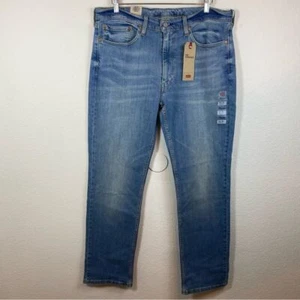 Nuevo con etiquetas Levi's 514 Para hombres 36x32 Pierna Recta Ligera Lavado Elastizado Ajuste Regular Tiro Alto - Imagen 1 de 9
