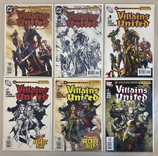 Villains United #1-6 Complete Run + Variants + Special DC 2005 Lot of 10 NM 9.4