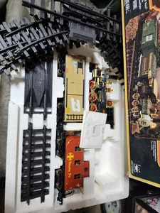 Vintage New Bright Gold Rush Express G-Scale Train Set #186 - Picture 1 of 9