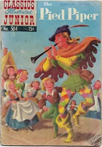 Classics Illustrated Junior #504 - The Pied Piper - VG - Ed 1 - Picture 1 of 2