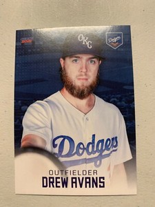 Drew Avans Card 2021 Oklahoma City Dodgers Team Card
