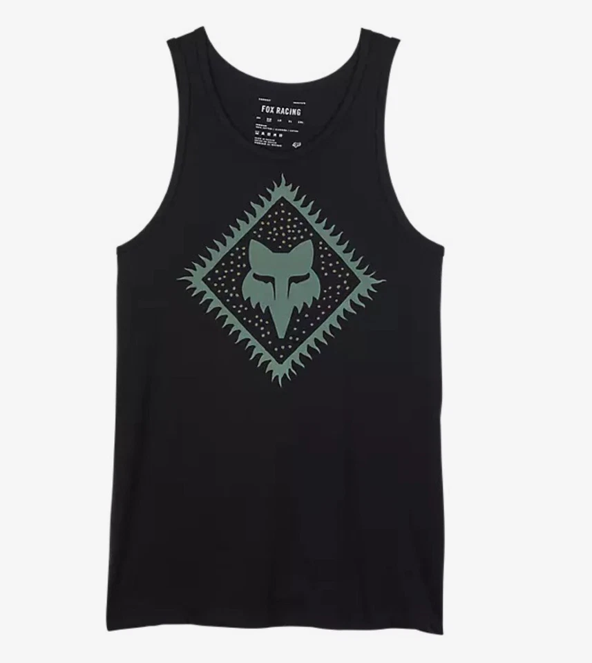 Camiseta sin mangas Fox Racing Youth Leo Premium negra mediana 32293-001-YM Foto 1 de 1