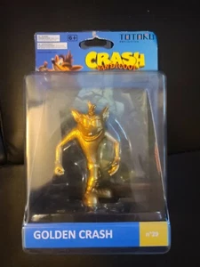 NEW Crash Bandicoot Golden Limited Edition Figure by Totaku DAMANGED  FAST SHIP - Picture 1 of 6