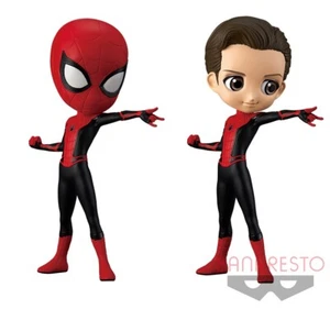 Banpresto Q posket Marvel Comics Avengers Spide-Man Authentic Figure A B Type - Picture 1 of 2