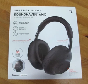 Sharper Image Soundhaven Wireless Over-Ear Bluetooth Headphones - Picture 1 of 3