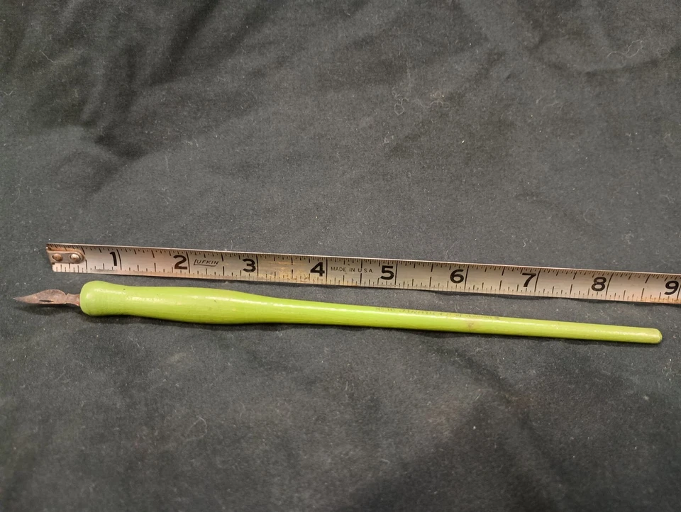 Nº De Colección 36 Pluma Estilográfica Bradley of Brattleboro Vermont EE. UU. Madera Verde Oliva Foto 1 de 4