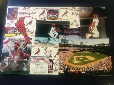 Ozzie Smith poster pays tribute Cardinals wrapping patches photos art and Ozzie - Image 1 of 4