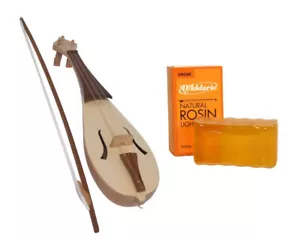 Roosebeck 3-saitiger Rebec mit Schleife & Tasche + D'addario Kolophoniumlicht - Bild 1 von 6