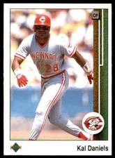 1989 Upper Deck Kal Daniels Cincinnati Reds #160