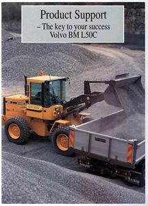 VOLVO BM L50C LOADER BROCHURE 2 PAGES, FROM 1995 - Picture 1 of 2