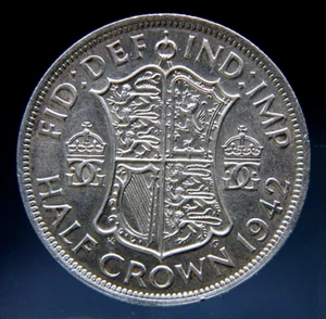 Great Britain, Half Crown 1942 silver coin - Picture 1 of 2