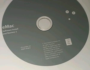 Apple eMac G4 Software Install and Restore 2 CD-ROM 2Z691-4730-A - Afbeelding 1 van 2