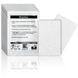 Card Reader Cleaning Cards - Dual Side Credit Card Reader Cleaner, CR806468 - Picture 1 of 15