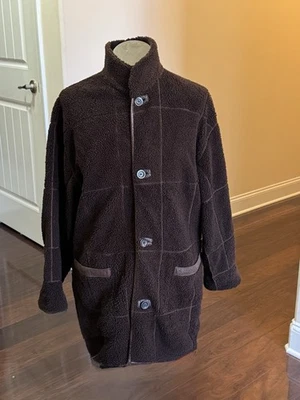 Casaco marrom vintage Christ genuíno alemão pele de carneiro tamanho 38 L - Imagem 1 de 4