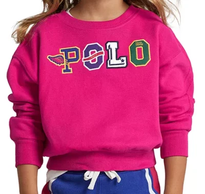 Polo Ralph Lauren Niñas Mangas Largas Logo Polar Sudadera Niños XL (16) Crew Foto 1 de 4