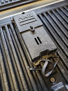 VTG ALUMINUM MAILBOX MCM WALL MOUNT  - Picture 1 of 8