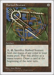 Magic the Gathering MTG Barbed Sextant Fifth Edition 5ED Common NM/M Artifact - Picture 1 of 1