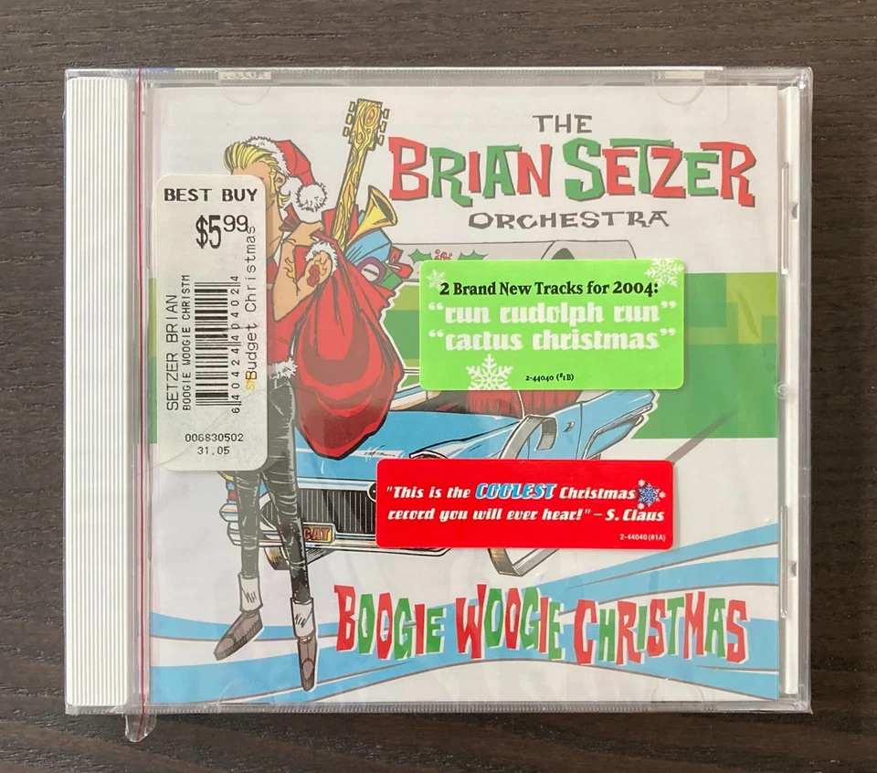 Brian Setzer Orchestra - Boogie Woogie Christmas CD (2002) NEW! STILL SEALED! - Image 1 of 2
