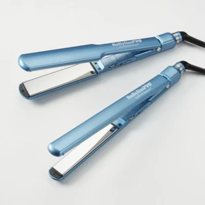 BabylissPRO Nano Titanium Duo Ultra-Thin Flat Iron PrePack - BNT4072TUC & BNT407 - Picture 1 of 7