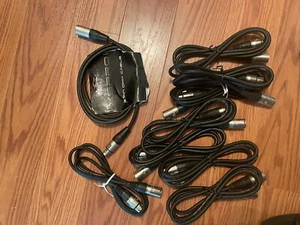 DMX cables 5 ft 3 pin, 10 pk - Picture 1 of 2