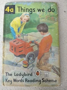 Ladybird Books Key Words Reading Scheme, book 4a: Things We Do, vintage 1960s - Picture 1 of 6