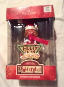 KURT S. ADLER MOM'S FAVORITE YOUNGEST BOY FUNNY CHRISTMAS HOLIDAY ORNAMENT - Picture 1 of 5