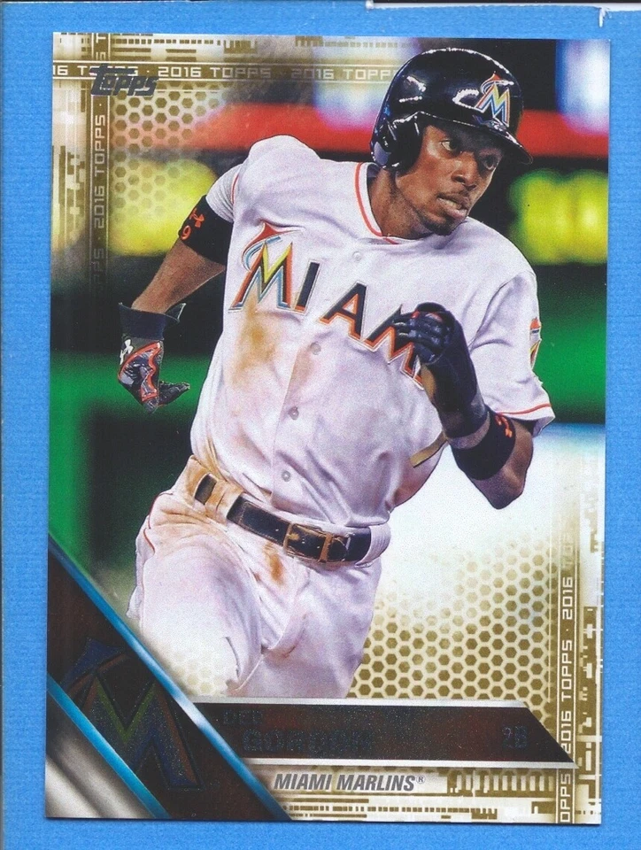 2016 Topps Gold #147 Dee Gordon Marlins 1772/2016 - Image 1 of 1