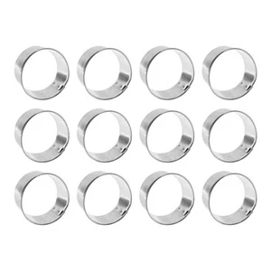 1 Dozen 2'' Circles Round Cookie Cutters Metal Circle - Picture 1 of 12