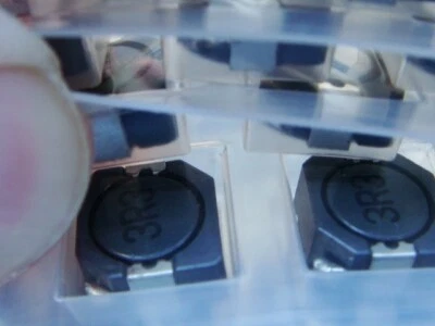 50 pieces 3.3uH smd Power Inductors by CHILISIN SCDS105R-3R3M -- NEW and UNUSED - Image 1 of 4